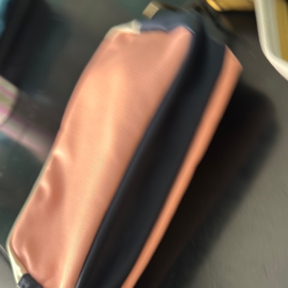 Marine Layer Pink and Yellow Crossbody Bag Sleek Design - Picture 3 of 6